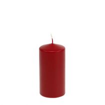 Pillar candle 120/60 old red 16pcs