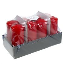 Product Pillar Candle 150/60 Red 8 Pcs