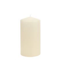 Pillar candle 150/80 cream 6pcs