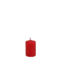 Product Pillar candles red Advent candles small candles 60/40mm 24 pcs