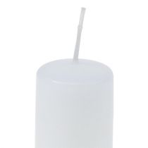 Pillar candle 60/40 white 24pcs