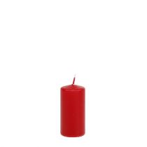 Pillar candle 80/40 red 24pcs