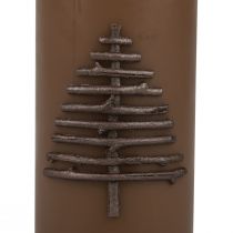 Product Christmas candle candle Christmas brown 150/70mm 1pc