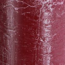 Product Berry pillar candles, 85 x 200 mm, set of 2, solid colored throughout, for decoration and ambience