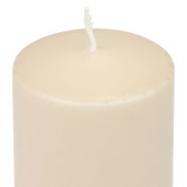 Product PURE pillar candle Beige Wenzel candles 130/70mm