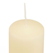 Product Pillar candles cream Advent candles small 70/50mm 24 pcs