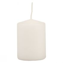 Product Pillar candles white Advent candles small candles 70/50mm 24pcs