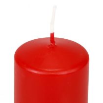 Product Pillar Candles Red Advent Candles Candles Red 70/50mm 24 pcs