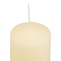 Product Pillar candles cream Advent candles candles 120/50mm 24pcs