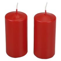 Product Pillar candles H100 Ø50cm red candles 12pcs