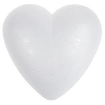 Styrofoam heart arched medium 11cm 2pcs