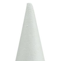 Product Styrofoam cone white 14cm x 7cm 10 pcs