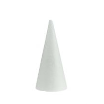 Product Styrofoam cone white 20cm x 9cm 5pcs
