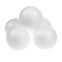 Product Styrofoam ball Ø10cm white 5pcs