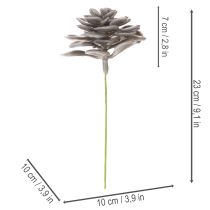 Product Artificial succulent wax flowers decoration 10cm 6pcs