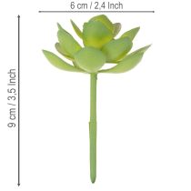 Product Artificial green succulent plant as decoration for creative arrangements