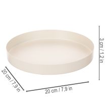 Product Round decorative tray for home accessories, 20cm