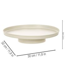Product Decorative tray 30 cm metal saucer for plant decoration