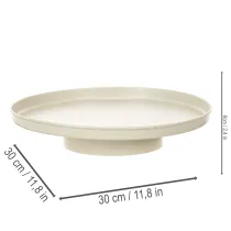 Product Decorative tray 30 cm metal saucer for plant decoration