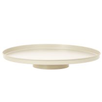 Product Decorative metal flower plate, round, 41 cm, table display