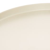 Product Decorative metal flower plate, round, 41 cm, table display