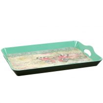 Tray vintage butterfly 44x30cm