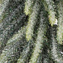 Product Artificial fir tree, iced, decorative tree on a wooden base for winter decoration and Christmas, 75cm