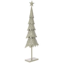 Product Decorative Christmas tree on a stand with star, festive table decoration, 74cm