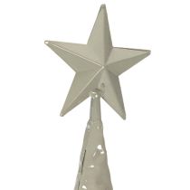 Product Decorative Christmas tree on a stand with star, festive table decoration, 74cm