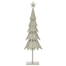 Product Decorative Christmas tree on a stand with star, festive table decoration, 74cm