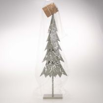 Product Decorative Christmas tree on a stand with star, festive table decoration, 74cm