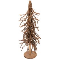 Product Decorative tree made of willow branches on a wooden base, 68cm