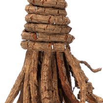 Product Decorative tree made of willow branches on a wooden base, 68cm