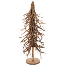 Product Decorative tree made of willow branches on a wooden base, 68cm
