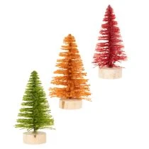 Product Miniature artificial Christmas tree for table decoration, 12cm, 6 pieces