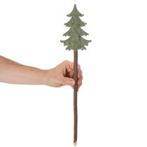 Product Decorative Christmas tree on a stick for planters and tall arrangements, 45cm, 6 pieces