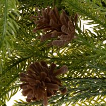 Product Artificial pine branch garland with cones for Advent decoration 218cm