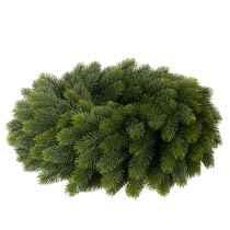 Product Artificial fir branch wreath, green, round, 50cm
