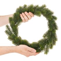 Product Artificial fir green wreath for door decoration, 35cm