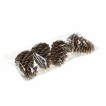 Product Pine cones gold, glitter 13cm 4 pcs Christmas tree decoration