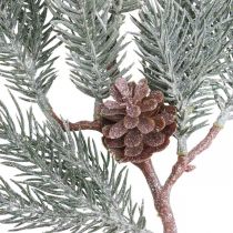 Fir Branch Artificial Christmas Branch Frosted 43cm