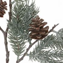 Fir Branch Artificial Christmas Branch Frosted 71cm