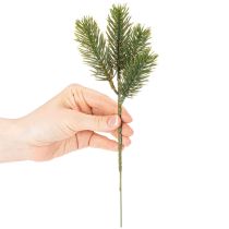 Product Artificial green fir branch for winter decorations, 25cm, 24 pieces