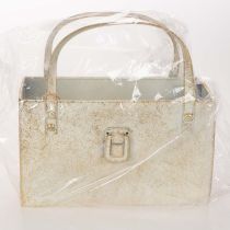 Product Metal bag, decorative container, rectangular, 26cm, gold