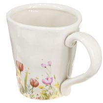Product Coffee mug with colorful flowers for a cozy start to the day 10.5cm