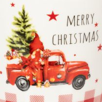 Product Christmas mug with car and Christmas tree, ceramic mugs, 10cm, 2 pieces