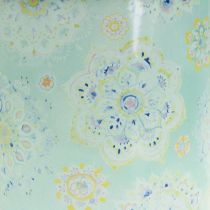 Product Decorative cup plant pot mandala enamelled Ø13cm H12cm