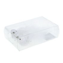 Product Dove on clip white 14cm 2pcs