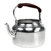Product Vintage decorative teapot/planter, metal with zinc look, Ø19cm H15cm