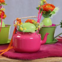 Product Teapot, Nostalgic Country Style, Decorative for Living Room or Kitchen, 15cm